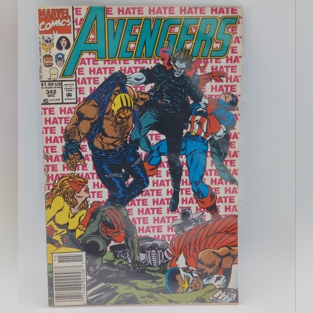 Marvel Avengers #342 1991 Comic Book